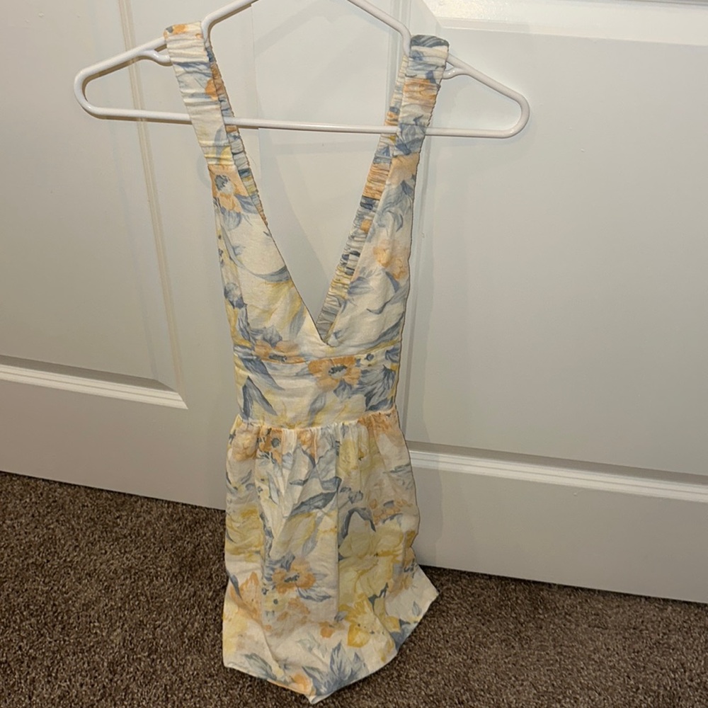 Abrecrombie and fitch romper/dress. Worn once in pictures shown. Cotton material